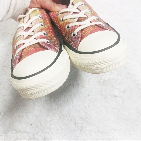 🔥MOVING SALE🔥 Converse Missoni pink plaid low top sneakers new condition sz6 - Picture 10 of 11